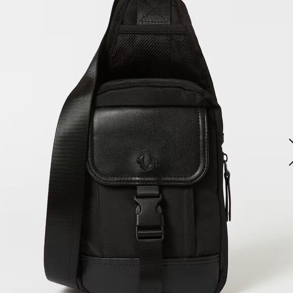 True Religion Ivan Horseshoe Logo Sling Bag - Picture 5 of 8